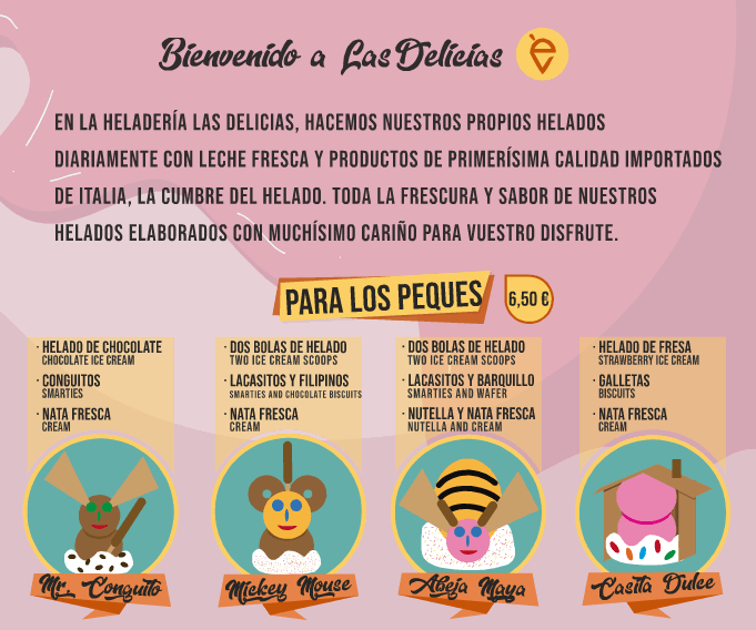 Carta Heladería mayo 2026