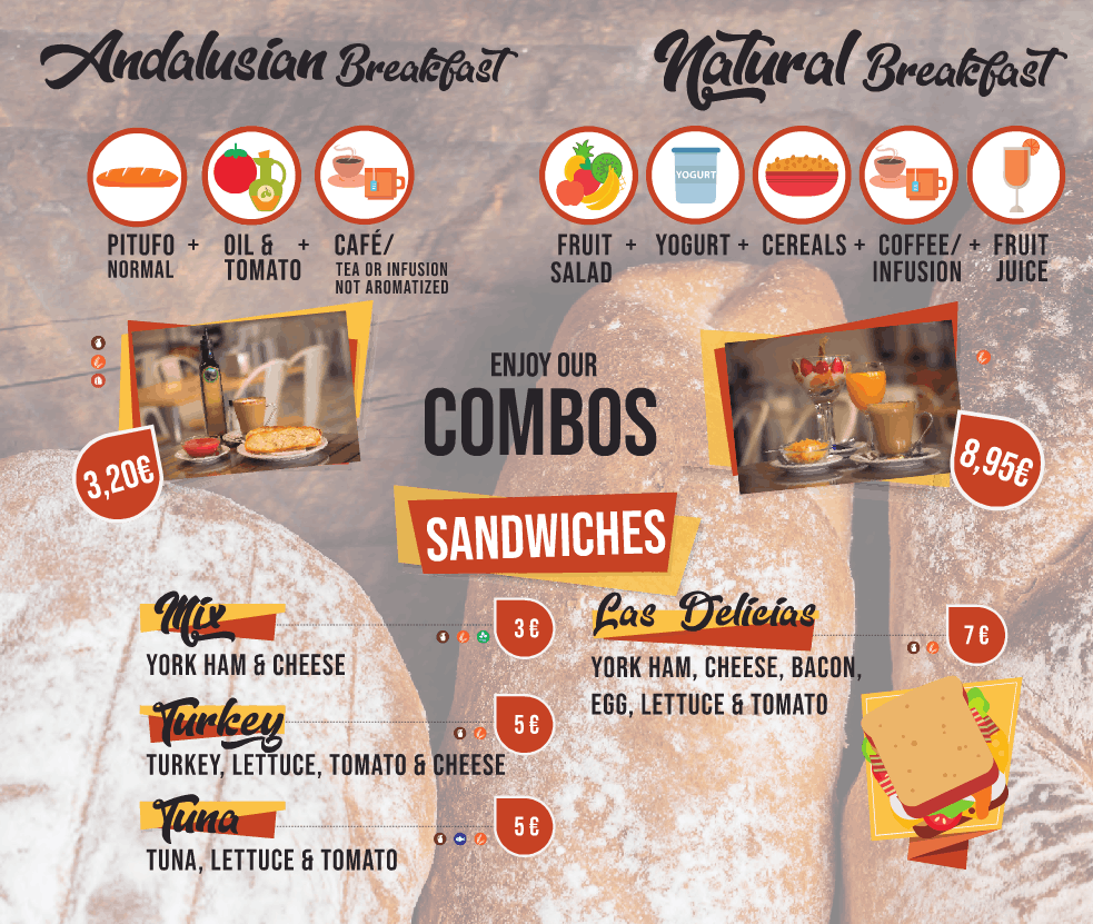 Carta Cafetería junio 2026 versión en inglés página 4