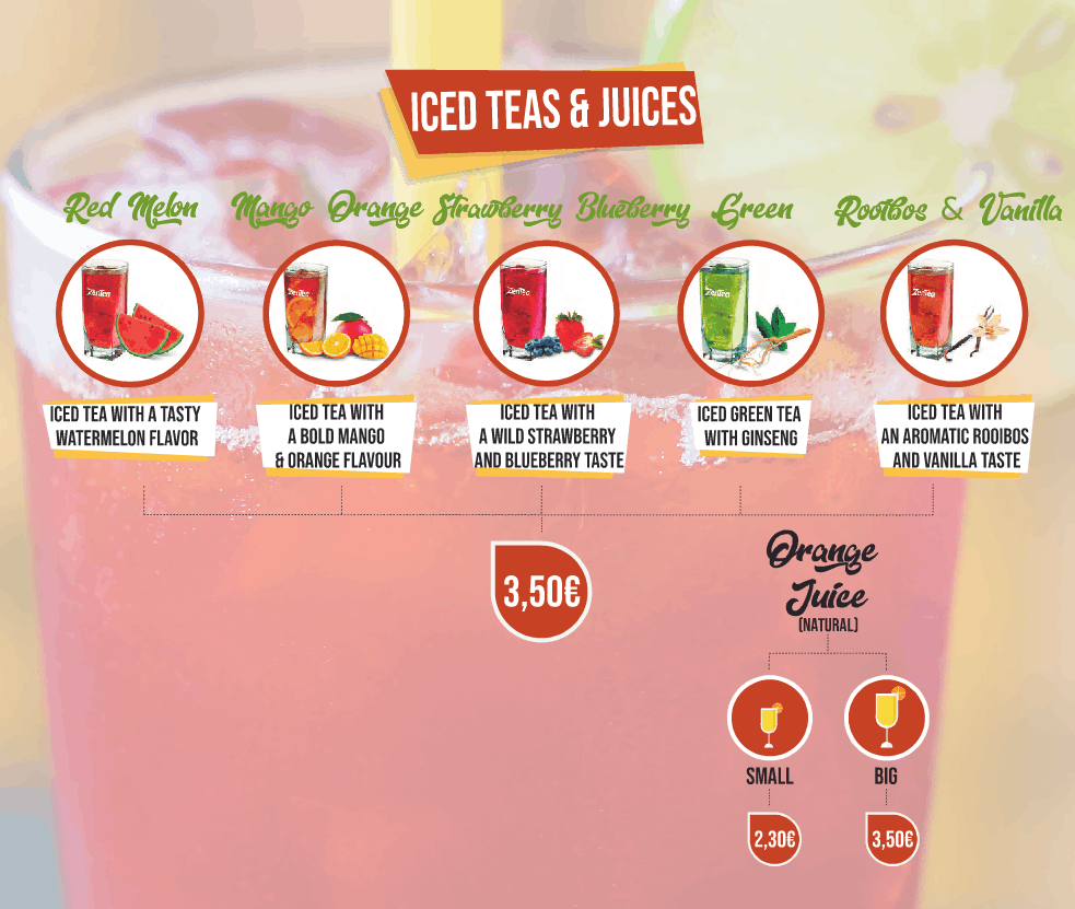 Carta Cafetería junio 2026 versión en inglés página 8